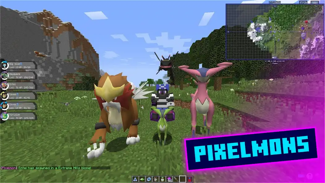 Play Pixelmons for minecraft  and enjoy Pixelmons for minecraft with UptoPlay