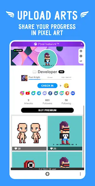 Play Pixel Network as an online game Pixel Network with UptoPlay