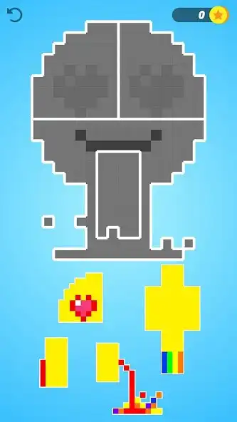 Play Pixel Puzzle Party 3D as an online game Pixel Puzzle Party 3D with UptoPlay