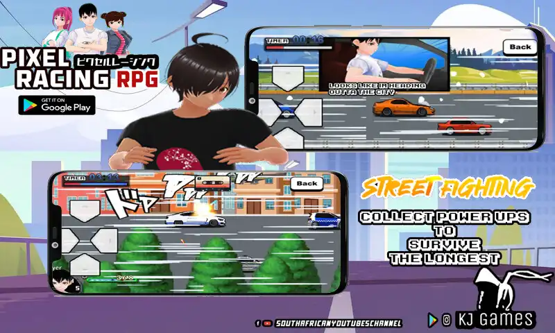 Play Pixel Racing Rpg as an online game Pixel Racing Rpg with UptoPlay