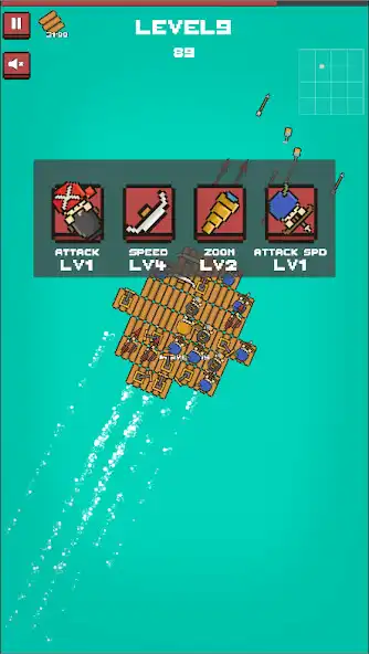 Pixel Raft online game with UptoPlay