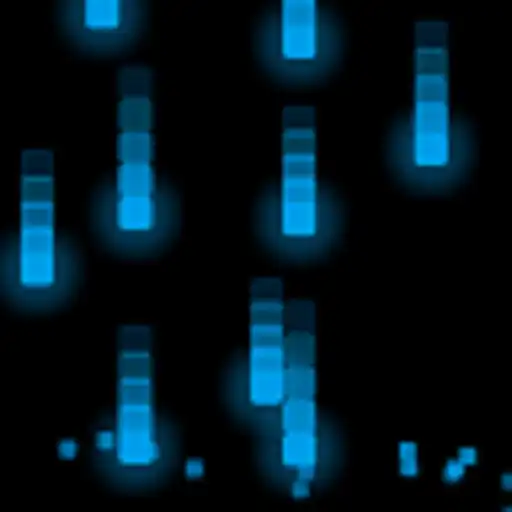 Free play online Pixel Rain Live Wallpaper APK