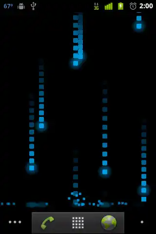 Play Pixel Rain Live Wallpaper