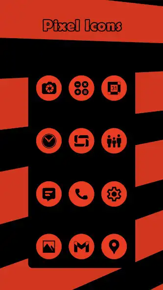 Play Pixel Red Icons  and enjoy Pixel Red Icons with UptoPlay