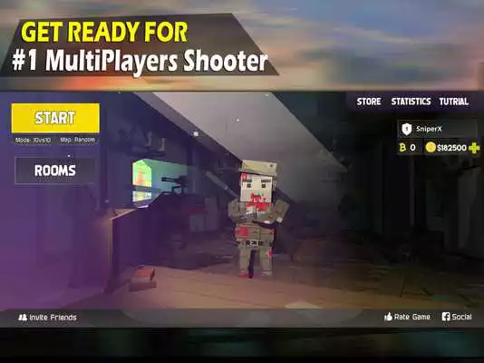 Play Pixels Battleground: Multiplayer Shooting