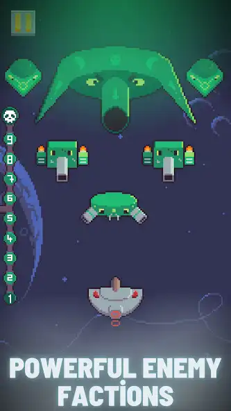 Play Pixel Shooter: A Space Shooter as an online game Pixel Shooter: A Space Shooter with UptoPlay