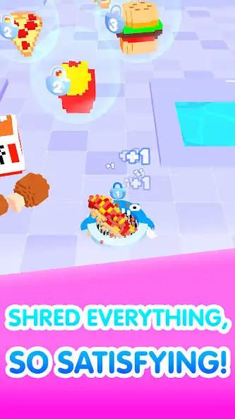 Play Pixel Shredder 3D as an online game Pixel Shredder 3D with UptoPlay