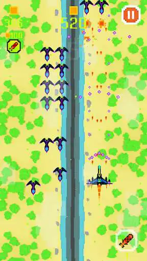 Play Pixel Sky Fighter as an online game Pixel Sky Fighter with UptoPlay