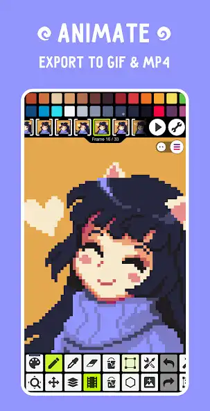 Play Pixel Studio PRO: editor as an online game Pixel Studio PRO: editor with UptoPlay