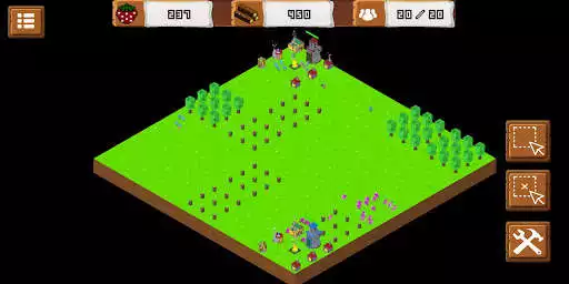 Play Pixel Tribes 3D RTS - Battles and Adventures as an online game Pixel Tribes 3D RTS - Battles and Adventures with UptoPlay