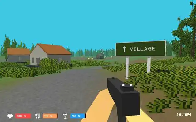 Play Pixel Wars Z:Gun Day  Night