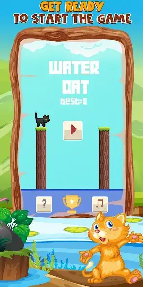 Play Pixel Water Cat as an online game Pixel Water Cat with UptoPlay
