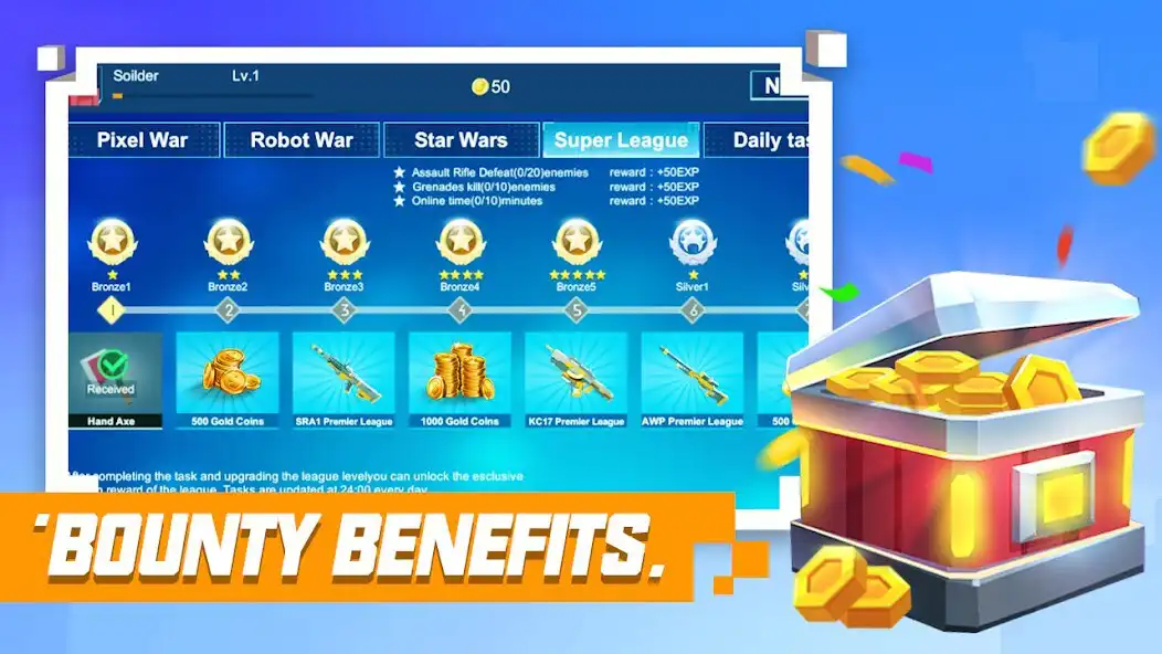 Play Pixel World:FPS Shoot Game as an online game Pixel World:FPS Shoot Game with UptoPlay