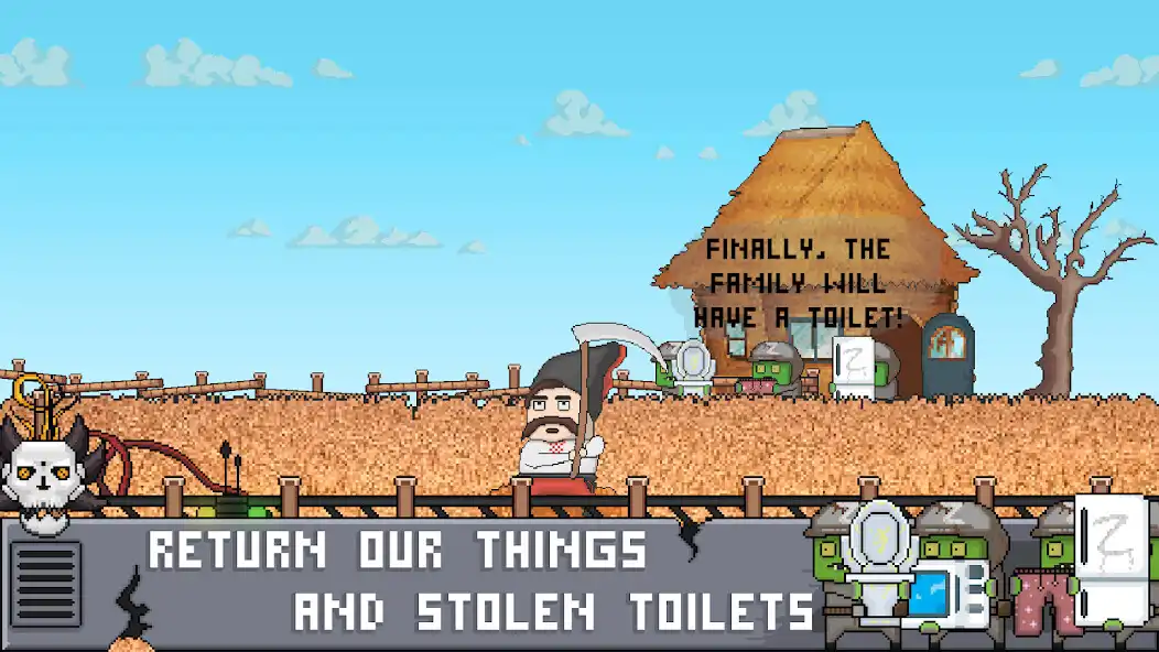 Play Pixel World: Orcs Attack as an online game Pixel World: Orcs Attack with UptoPlay