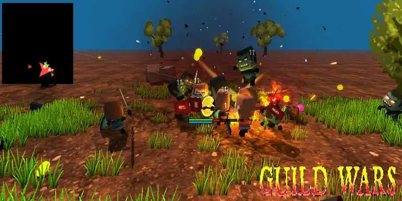 Play Pixel Zombies Survival Hunter: Blocky City MMO RPG