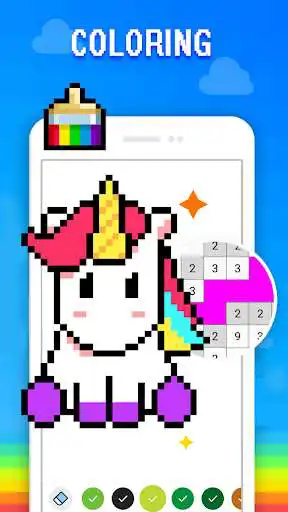 Play Pixie - Pixel Painting Art as an online game Pixie - Pixel Painting Art with UptoPlay