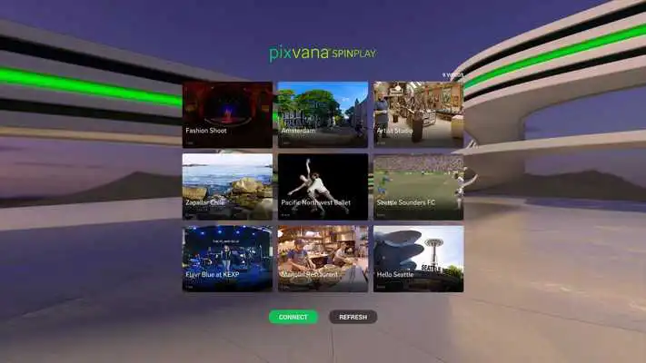Play Pixvana SPIN Play Play Pixvana SPIN Play