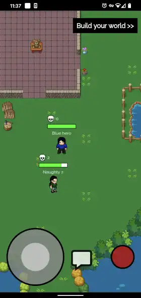 Play Pixworld.io Example world as an online game Pixworld.io Example world with UptoPlay