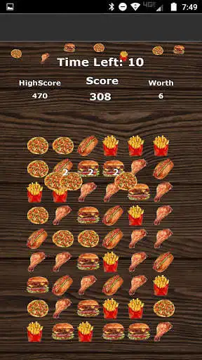 Play Pizza Burger Match 3 Game  and enjoy Pizza Burger Match 3 Game with UptoPlay