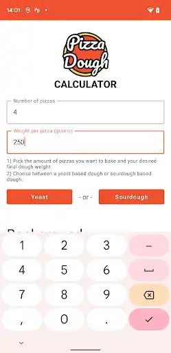 Play Pizza Calculator as an online game Pizza Calculator with UptoPlay