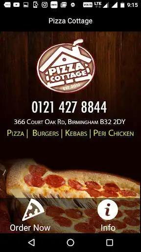 Play Pizza Cottage, Harborne  and enjoy Pizza Cottage, Harborne with UptoPlay