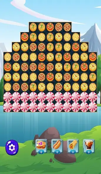 Play Pizza Crush Match as an online game Pizza Crush Match with UptoPlay