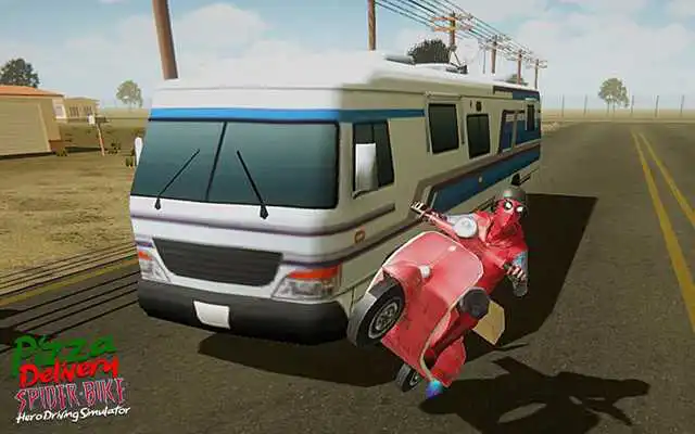 Play Pizza Delivery Spider Moto