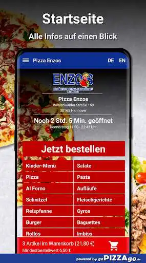Play Pizza Enzos Hannover as an online game Pizza Enzos Hannover with UptoPlay