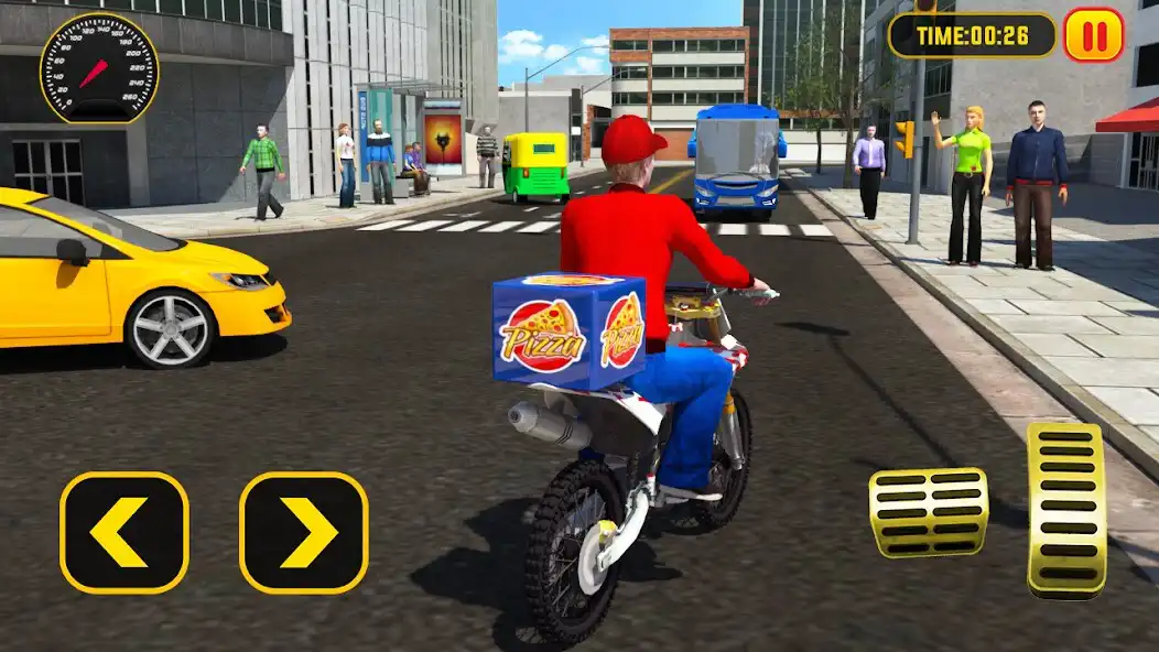 Play Pizza Games:Driving Simulator as an online game Pizza Games:Driving Simulator with UptoPlay