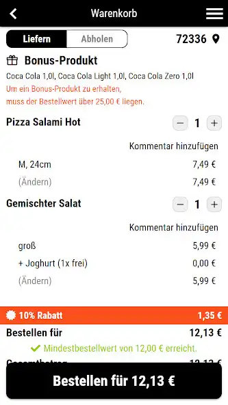Play Pizza Hot Balingen as an online game Pizza Hot Balingen with UptoPlay