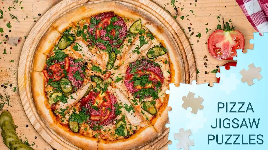 Play Pizza jigsaw puzzles games as an online game Pizza jigsaw puzzles games with UptoPlay