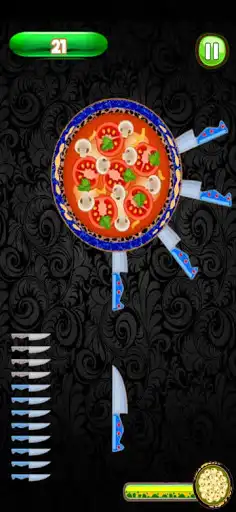 Play Pizza Knife Game - Throw the Knife Hit the Target  and enjoy Pizza Knife Game - Throw the Knife Hit the Target with UptoPlay