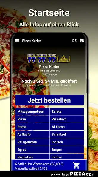 Play Pizza Kurier Lemgo as an online game Pizza Kurier Lemgo with UptoPlay