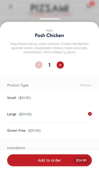 Play Pizzami Gourmet Pizza Bar as an online game Pizzami Gourmet Pizza Bar with UptoPlay