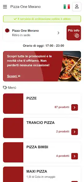 Play Pizza One Merano as an online game Pizza One Merano with UptoPlay
