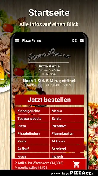 Play Pizza Parma Zittau as an online game Pizza Parma Zittau with UptoPlay