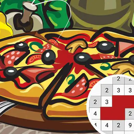 Play Pizza Pixel Coloring Art Game APK