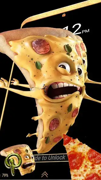 Play Pizza Slice Theme Launcher as an online game Pizza Slice Theme Launcher with UptoPlay