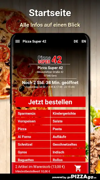 Play Pizza Super 42 Gera as an online game Pizza Super 42 Gera with UptoPlay