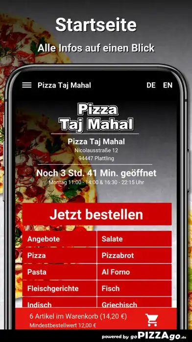 Play Pizza Taj Mahal Plattling as an online game Pizza Taj Mahal Plattling with UptoPlay