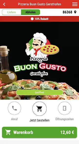 Play Pizzeria Buon Gusto Gersthofen  and enjoy Pizzeria Buon Gusto Gersthofen with UptoPlay
