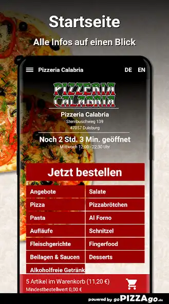 Play Pizzeria Calabria Duisburg as an online game Pizzeria Calabria Duisburg with UptoPlay