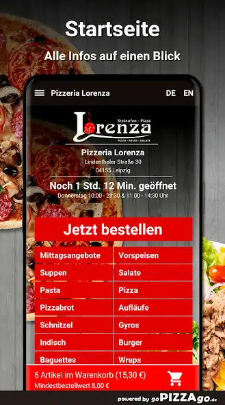 Play Pizzeria Lorenza Leipzig as an online game Pizzeria Lorenza Leipzig with UptoPlay
