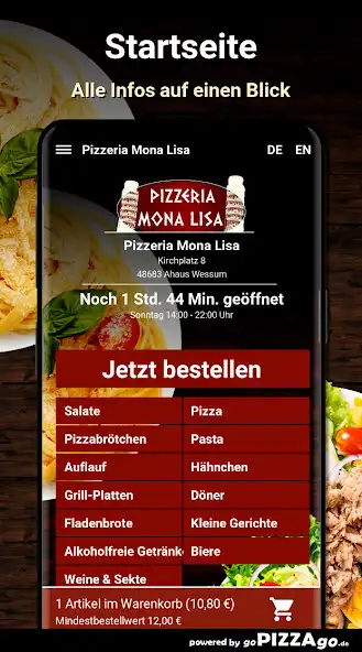 Play Pizzeria Mona Lisa Ahaus Wessum as an online game Pizzeria Mona Lisa Ahaus Wessum with UptoPlay