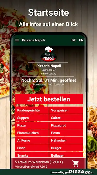 Play Pizzeria Napoli Leipzig as an online game Pizzeria Napoli Leipzig with UptoPlay