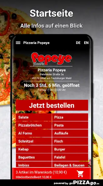 Play Pizzeria Popeye Hilter am Teut as an online game Pizzeria Popeye Hilter am Teut with UptoPlay