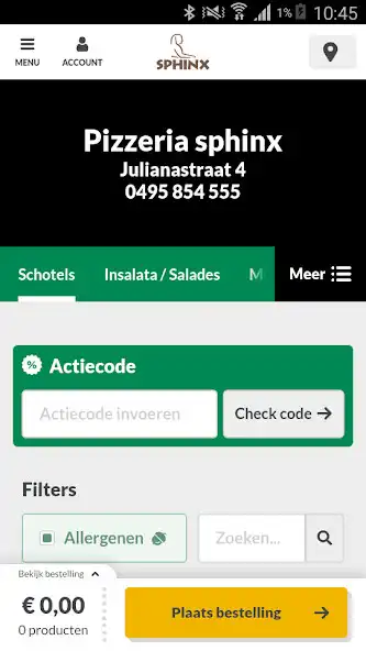 Play Pizzeria Sphinx (Stramproy) as an online game Pizzeria Sphinx (Stramproy) with UptoPlay