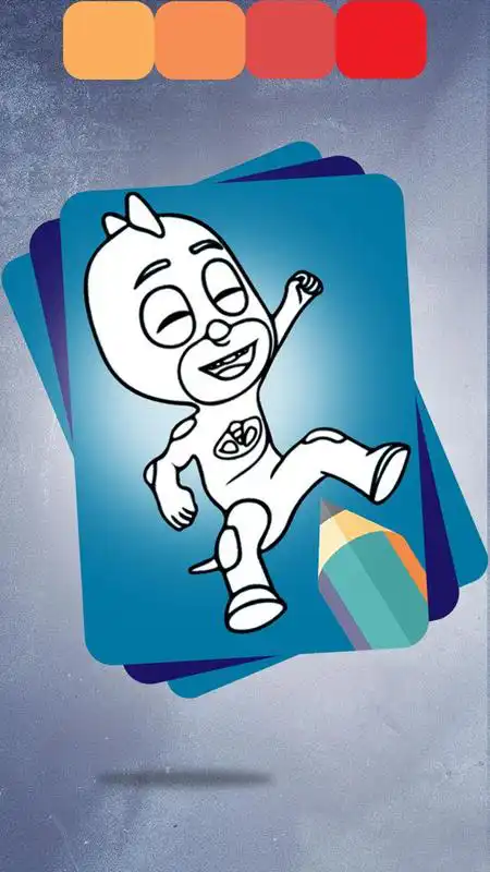 Play PJ coloring Book Masks for kids