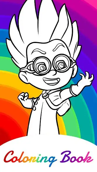 Play PJ Coloring Book Masks  and enjoy PJ Coloring Book Masks with UptoPlay