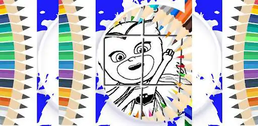 Play Pje Super heroes coloring mask Book  and enjoy Pje Super heroes coloring mask Book with UptoPlay